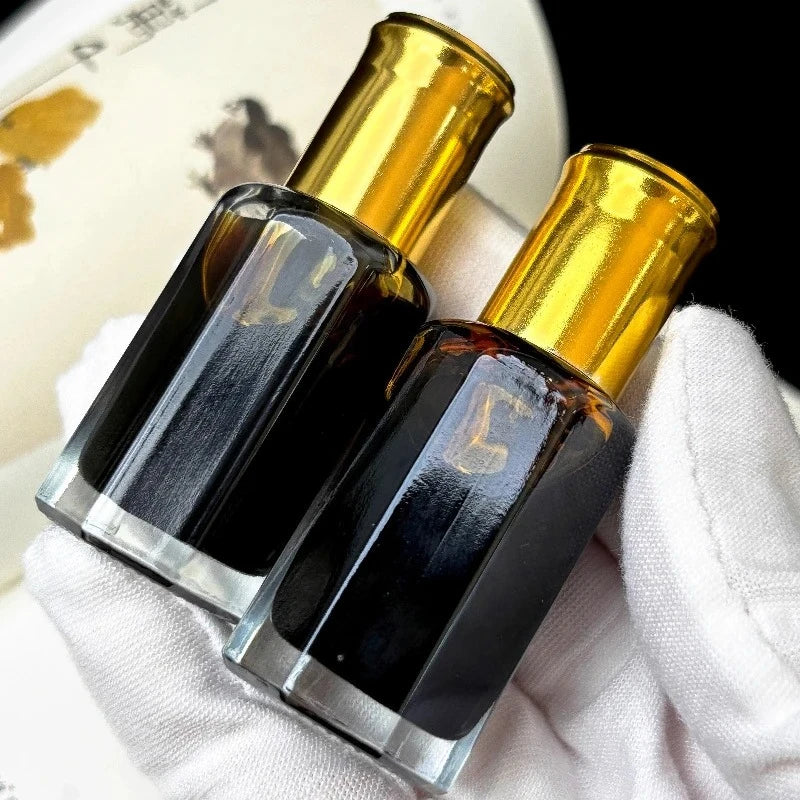 Natural Hainan Black Qinan Agarwood Essential Oil Supercritical Pure No Dilution No Addition Indoor Soothe The Mind Aid Sleep