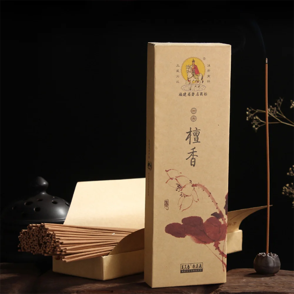 Traditional Handmade Stick Incense, Sandalwood Dragon Saliva Agarwood, Indoor Meditation Worship Buddha Tea Tasting Aromatherapy