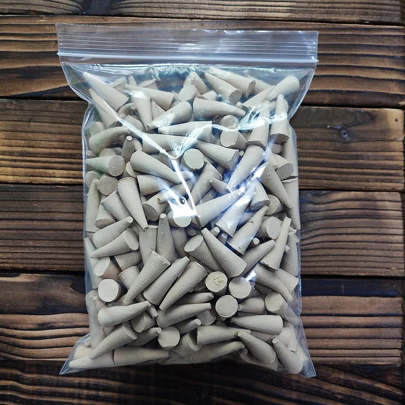 F 200/500/1000g Mix Natural Incense Cones India Jasmine Tibetan Bulk Tower Scents for Healty Room Yoga Meditation Household Gift