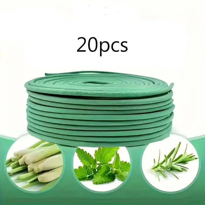 20/40/48pcs Natural Sandal Incense Coils Outdoor Slow-Burning Spiral Coil Incense Poolside Patio Porch Deck Camping Hiking