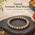 Natural Aromatic Bead Bracelet Handmade Herbal Incense Beads Agarwood Sandalwood Zen Meditation Jewelry Gift