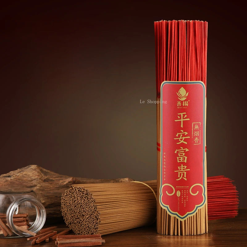 Incense Stick Bamboo Stick Incense Natural Smokeless Domestic/ Worship Buddha/Worship The God of Wealth/Purify The Air Aroma