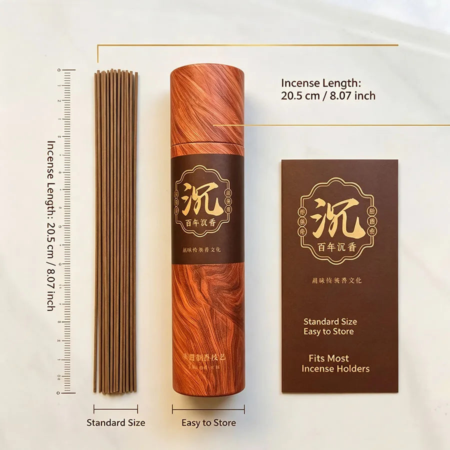 Large Handmade Incense with Century-Old agarwood, Rich Fragrance, Perfect for Study, Tea Room or yoga Decoration