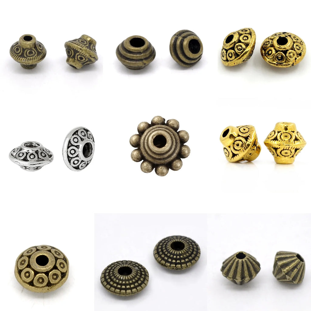 Vintage Metal Beads 30/70/100/200pcs DIY Jewelry
