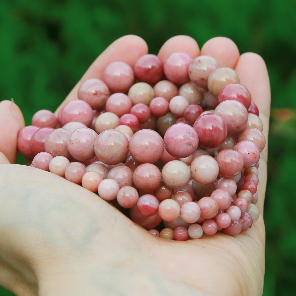 Natural Stone Beads 4 6 8 10mm Tourmaline Jade Jaspers Round Loose Spacer For Jewelry Making DIY Bracelet Necklace Accessories