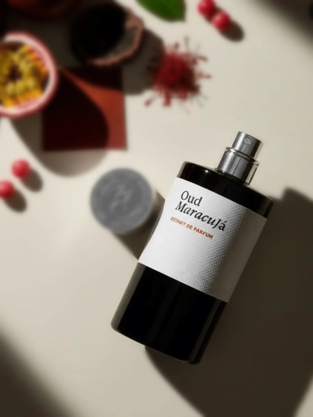 Oud Maracuja Extrait De Parfum Spray for Unisex, 1.7 Ounce / 50ml, Long-Lasting Fruity Leather, Exotic Passionfruit Oud, Saffron & Rose, Evening Fall Winter, Luxury Gift for All