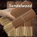 16/41/77/107/167Pcs, Sandalwood Incense Sticks, 22.0cm , Suitable for Yoga and Meditation, Purifies the Mind, Eliminates Negative Energy, Ideal for Hotels and Parties, Travel-Friendly, Meditation Aid |   Sandalwood Scent