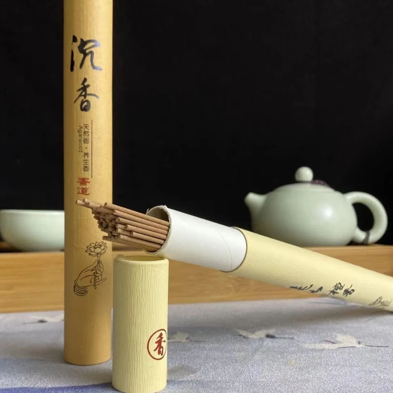 Premium Sandalwood & Agarwood Incense Sticks, 20g/Pack Fragrance for Meditation, Yoga, Tea Ceremony, Creates Relaxing Atmosphere