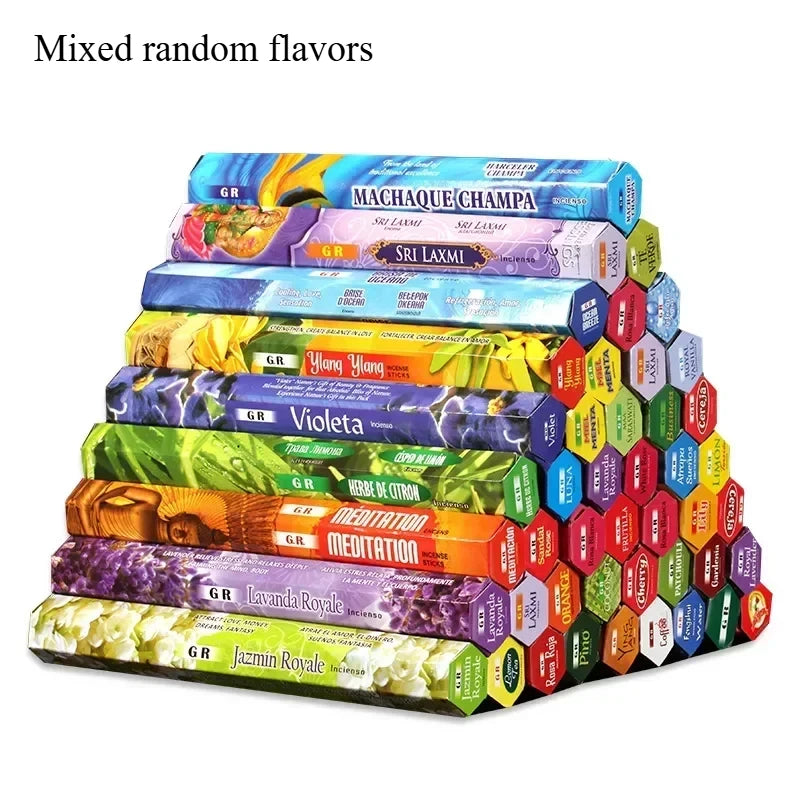 40/20 Sticks Incense Original GR Sandalwood Stick Jazmin Sri Ganesh Royal Oudh Indian Aroma Stick for Home Meditation Incense