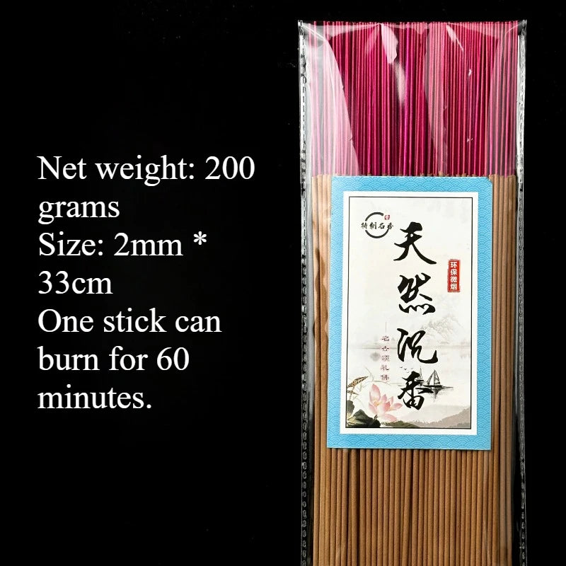 Natural Hainan Agarwood Incense Sticks Indoor Buddha Worship Praying Guanyin God  Wealth Tea Ceremony Aromatherapy Joss Stick