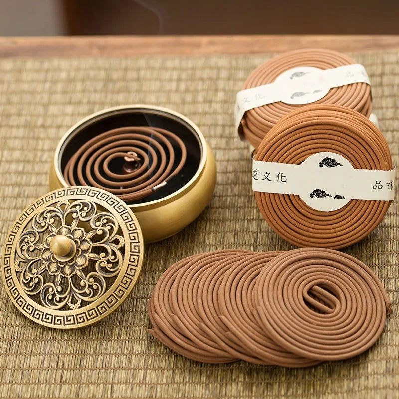 20PCS Sandalwood Agarwood Incense Coils for Home Aromatherapy