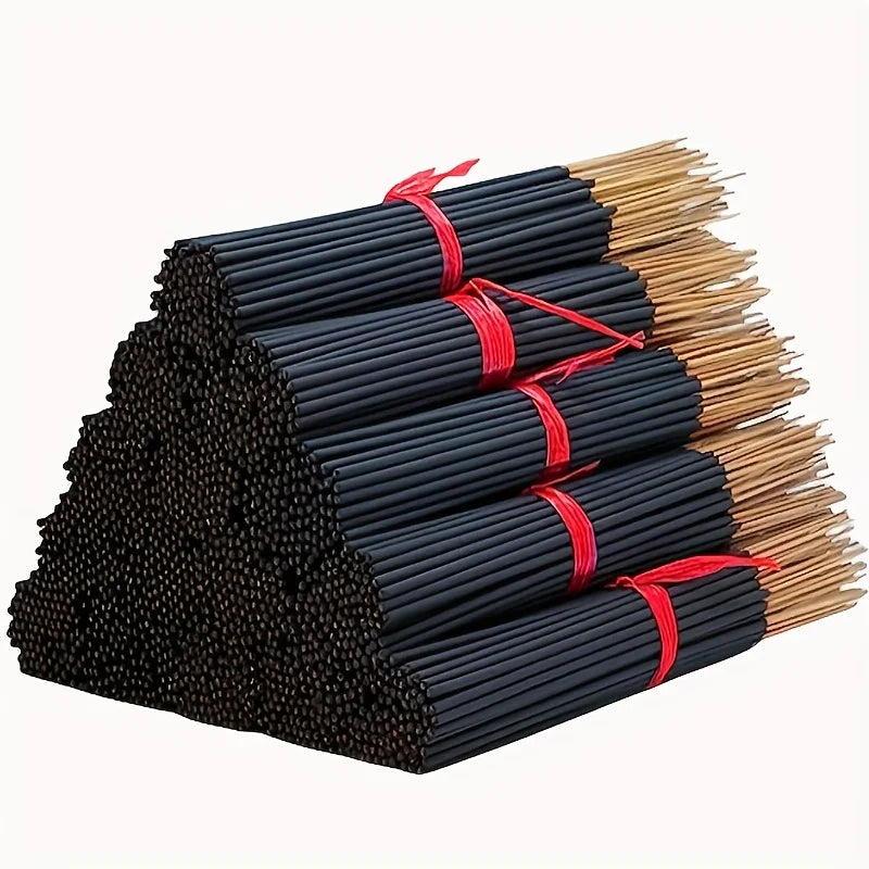 101 Pieces of Natural 22cm Cherry Blossom-Scented Bamboo Incense Sticks, 45-50 Minutes Burning Time, for Yoga, Meditation, Home and Office - Perfect for Christmas, Halloween, Easter, Hanukkah, Thanksgiving - Feather-Free, for Home Aromatherapy
