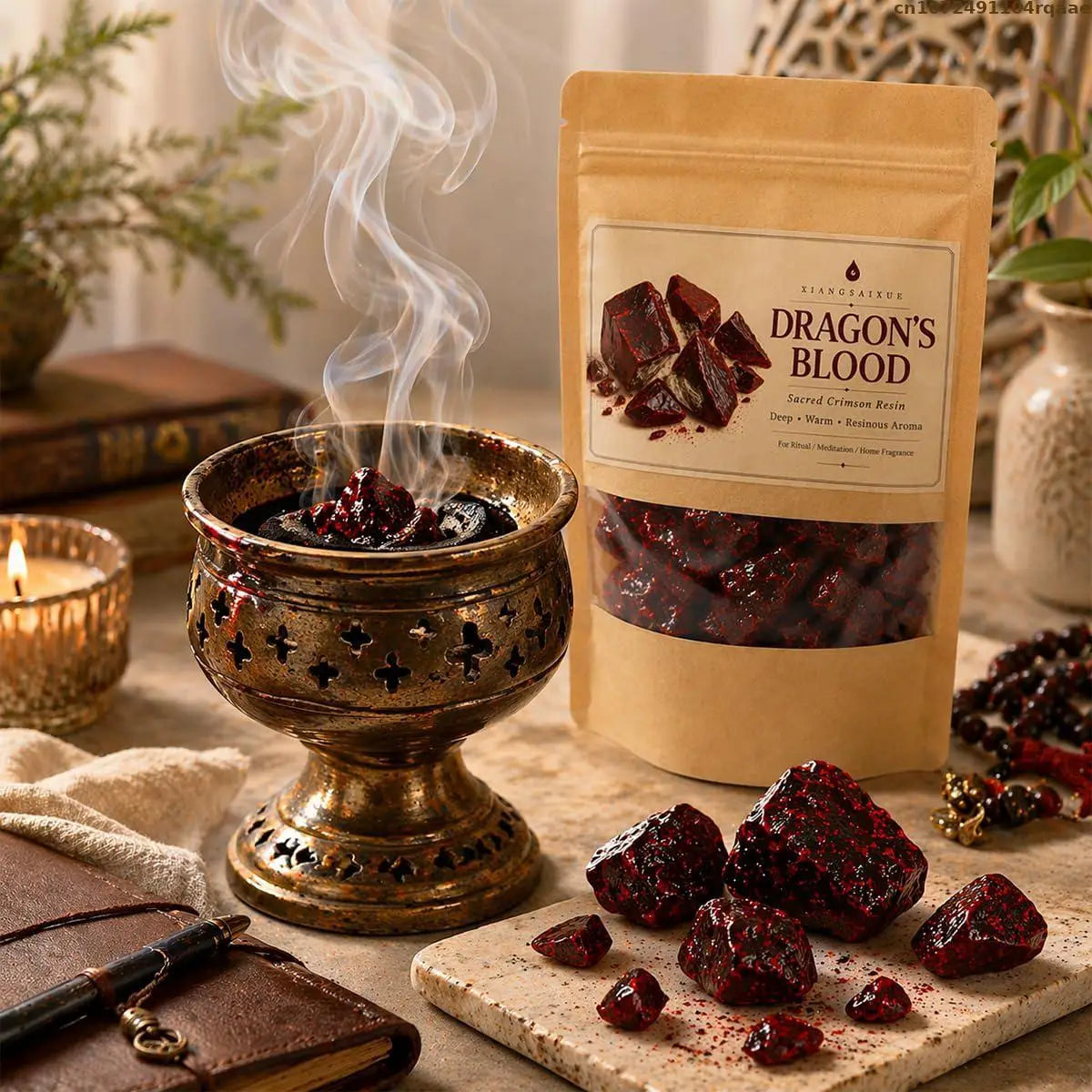 Natural Dragon's Blood Resin Incense Premium Aromatic Gum Resin For Meditation Rituals Aromatherapy Home Scent Decor