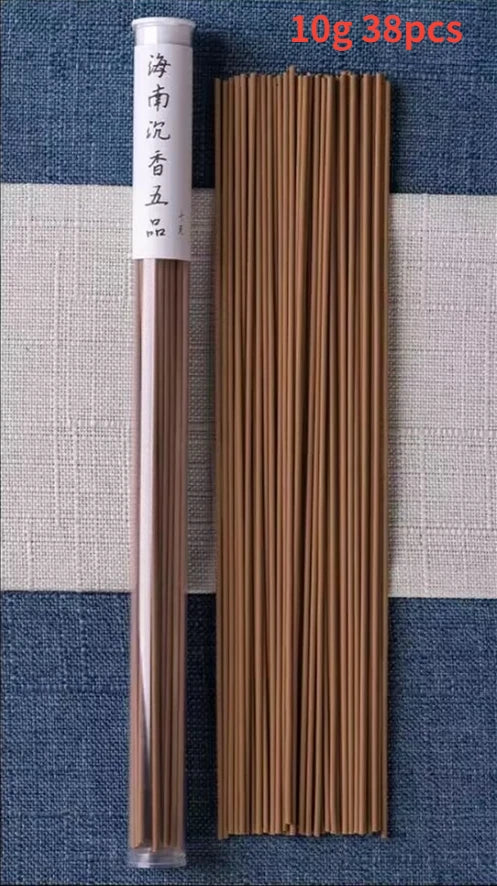 10g Ten Flavor Line Incense Hainan Nha Zhuang Pure Natural Aloes Log Old Material Home Office Incense Help Sleep Relieve Stress