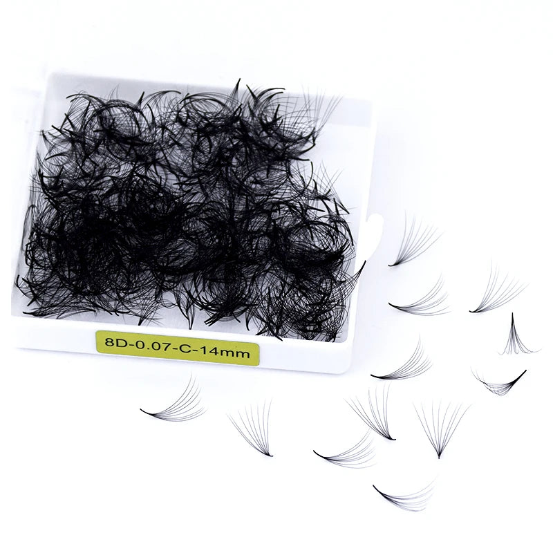 SONG LASHES 3D 4D 5D 6D 7D 8D 500 Fans Premade Volum Loose Fans Lashes Black Soft and Natural False Eyelashes Makeup Tools