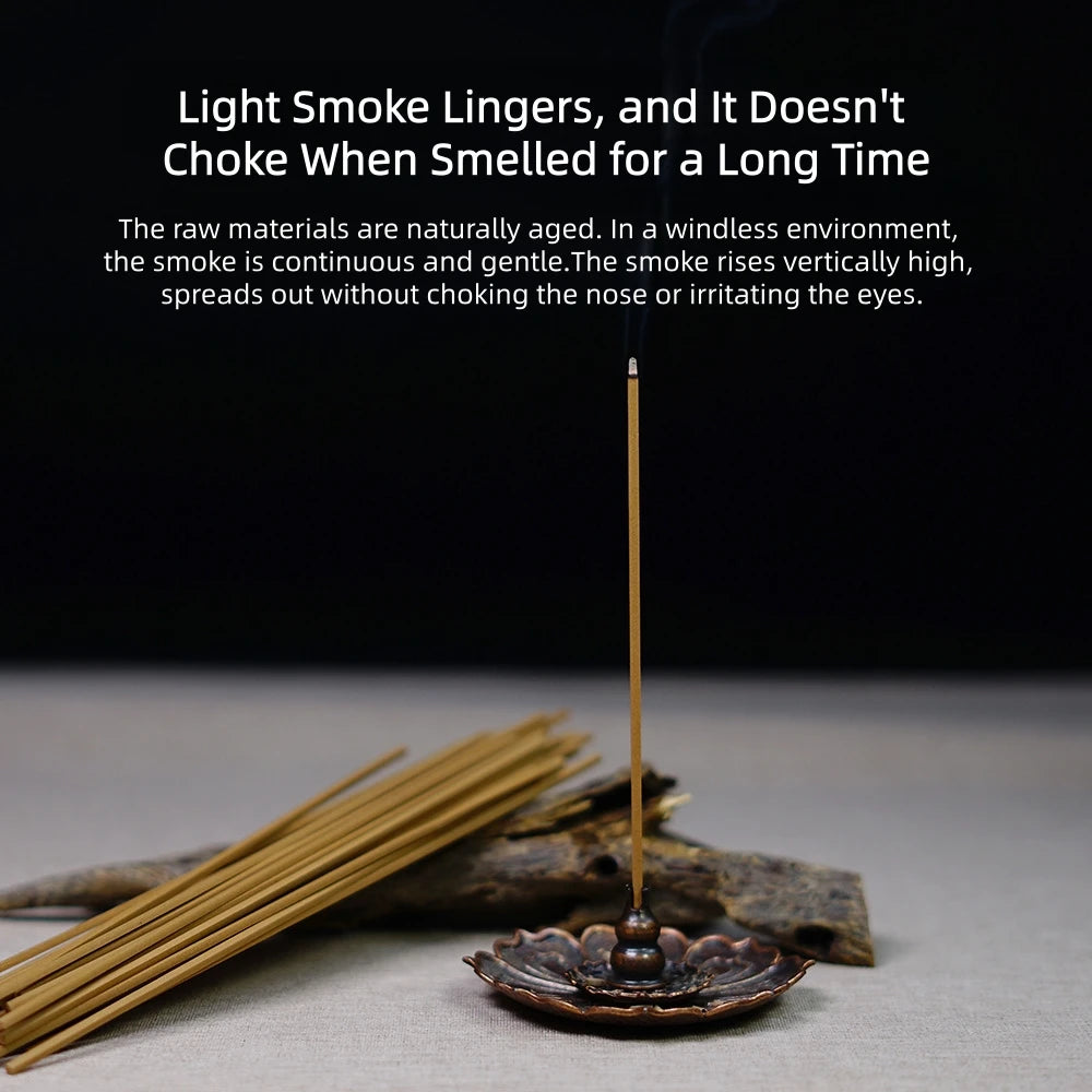 100g Natural Kyara Insect-Damaged Agarwood Incense Sticks
