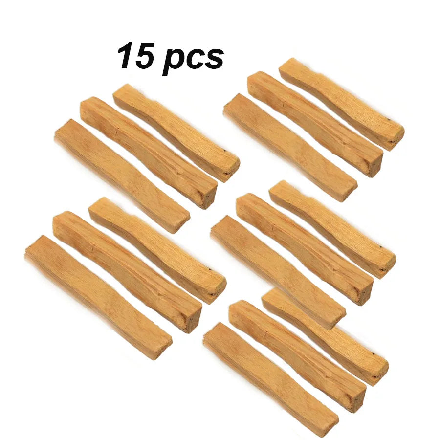 3/5/10/12/15Pcs Palo Santo Incense Sticks, Suitable for Holiday Celebrations, Long-Lasting Fragrance, Outdoor Activities, Air Purification, Barbecue, Camping