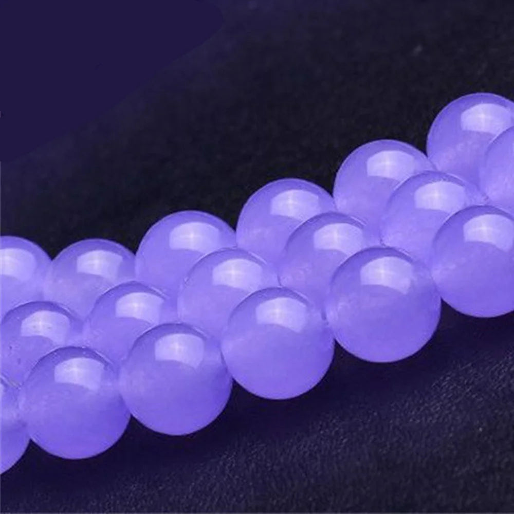 Free hot new Natural 8mm Purple Alexandrite Round Loose Bead 15'' A++ H012