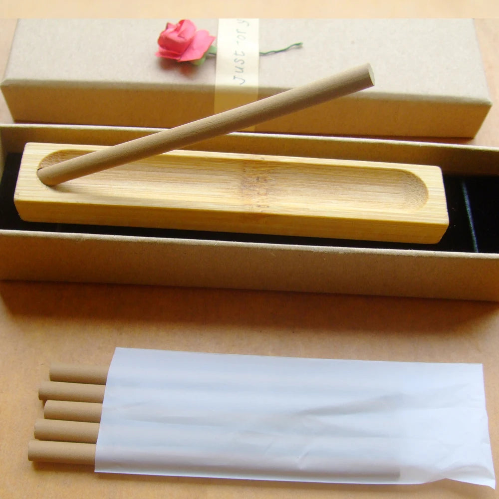 Natural Agarwood Incense Sticks 6mm 10.5cm for Meditation