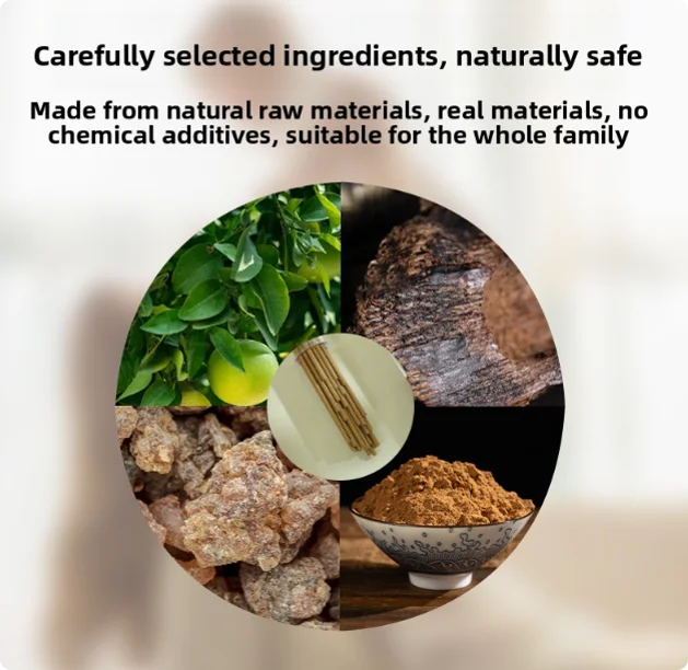 Incense stick, grapefruit leaf line, fragrant grapefruit leaf, natural agarwood