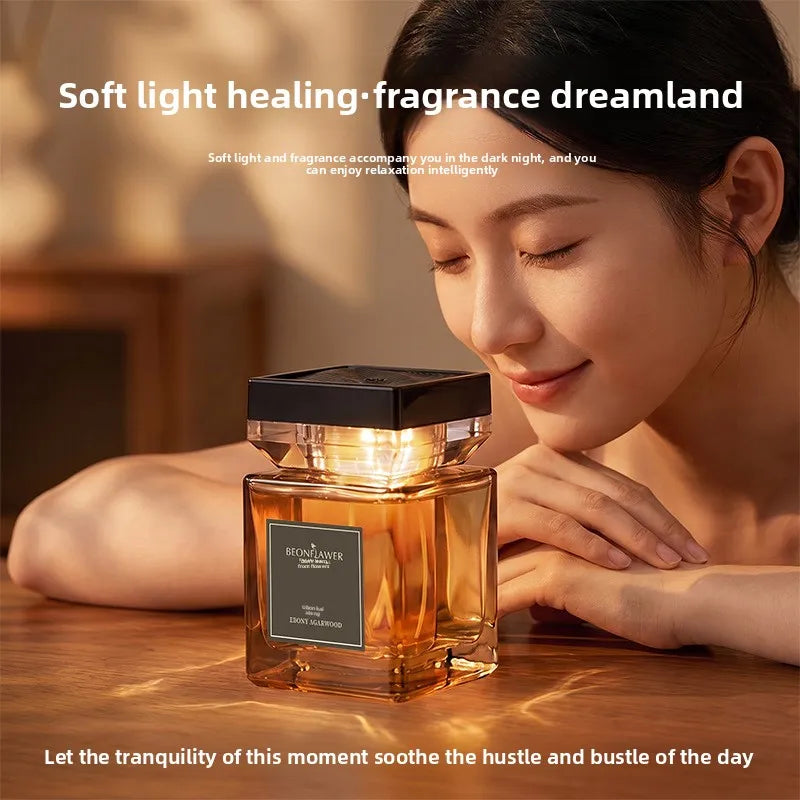 2026New Model Night Light Aromatherapy Diffuser Timer Bedroom Fragrance Reedless Home Scented Oil Decor