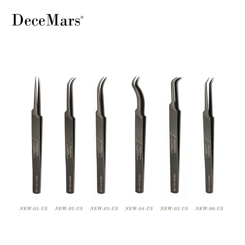 DeceMars New Type Eyelash Extension Tweezers .
