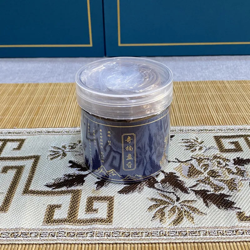 2.5 Hours Qinan Coil Incense Natural Agarwood Temple Worship Home Indoor Incense Purify The Air Calm The Mind and Aid Sleep