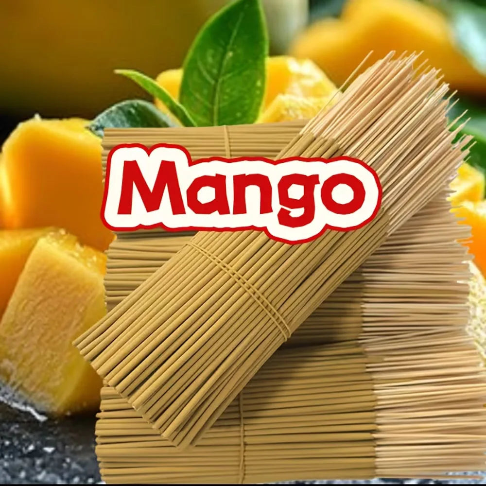 15/35/135 Pieces Natural Mango Fragrance |   Suitable for Home Air Purification, Yoga, Offices, Tea Rooms - Perfect for Halloween, Christmas, Easter, and Meditation. |   Mango Scent, Wooden Material
