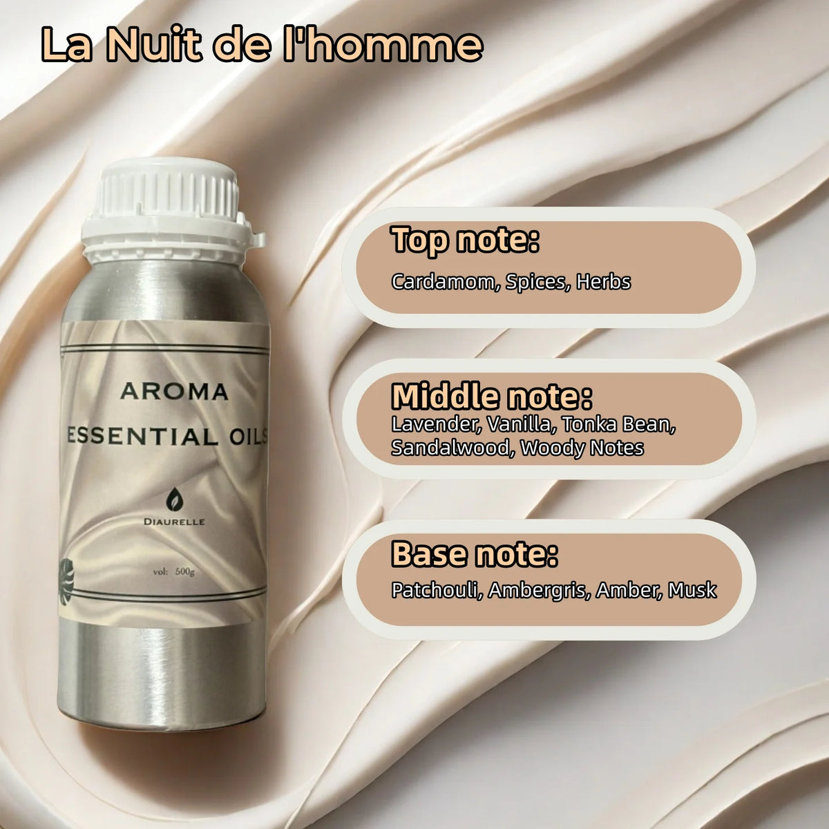 500ML Flower Aventus Essential Oil Home Air Freshener Pure Plant Essential Oil Hotel Room Fragrance Diffuser Oils Air Purifier