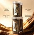Premium Natural Agarwood Coil Incense, Ambergris Incense for Wealth Blessing, Long Lasting Oud Incense Coils for Meditation Hom