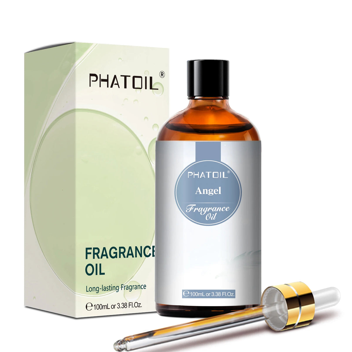 PHATOIL 100ml Fragrance Oil with Dropper White Musk Orange Blossom Bubble Gum Baby Powder Coffee Essential Oil For  Aromatherapy