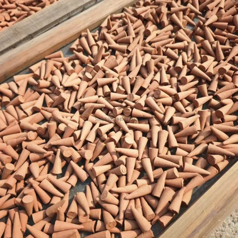 1000g/bag Old Mountain Sandalwood/Indonesian Agarwood Grains Home Indoor Study Purification Air Deodorization Tower Incense Cone