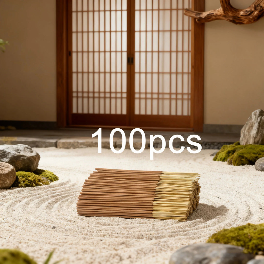 20/50/100/200/400 Sticks, Sacred Wood Incense Sticks, Natural Sandalwood Scent, Healthy and Harmless Home Decor Incense, Safe and Long-Lasting, with a Pleasant Aroma, Suitable for Relaxing in Living Rooms, Study Rooms, Bedrooms, Etc., a Convenient Choice