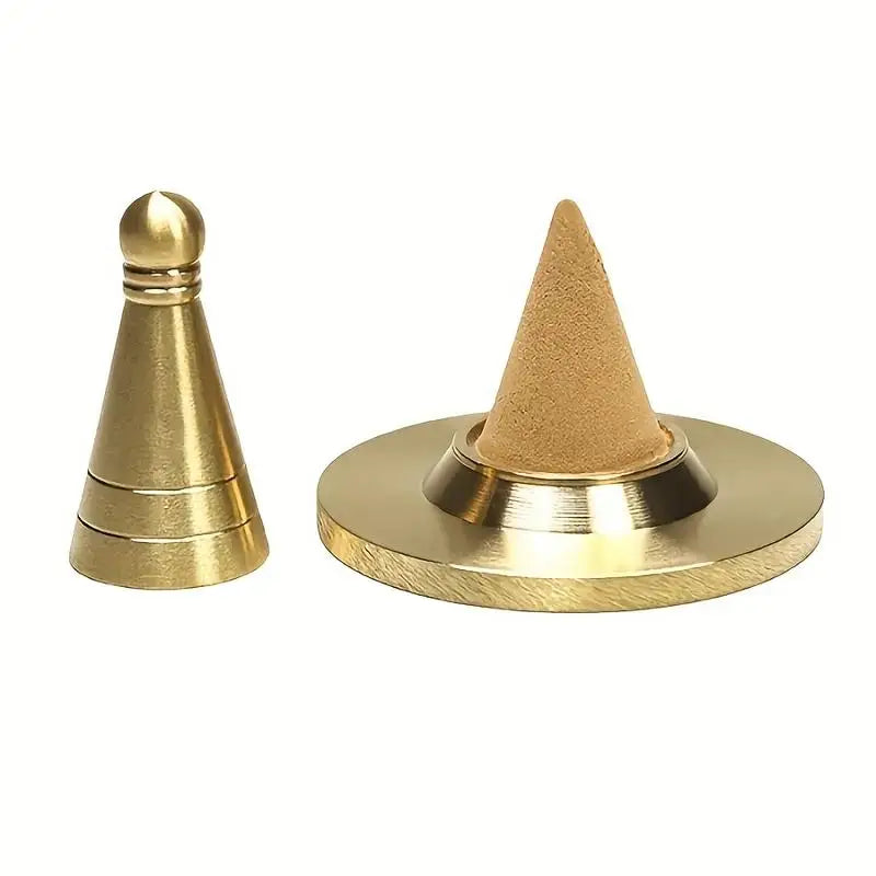 1PC Brass Incense Cone Maker Mold Metal Agarwood Tower Seal Shaping Tool Traditional Accessory