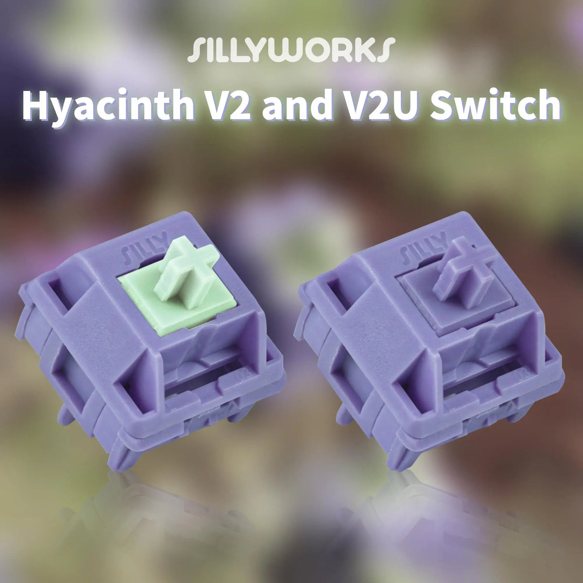 Kailh Hyacinth V2 V2U Linear Switches 45g 5pin PC POM Nylon