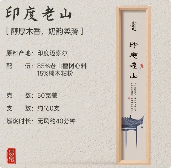 Mofan Hainan No. 5 agarwood incense Indian old sandalwood incense household indoor Vietnamese Nha Trang Chinese aromatherapy