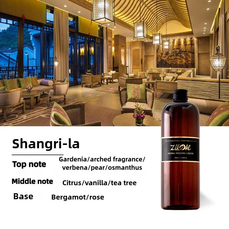 ZUOHE 500ml Hotel Perfume Hilton Shangri-La Star Hotel with Fragrance Oil Lasting Fragrance Natural Fresh Perfume Deodorise
