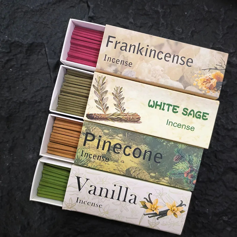 35/70 Pcs/lot Natural Incense Sticks 12cm Palo Santo Sandalwood Scents For Home Fragrance Lavender Stick Incense