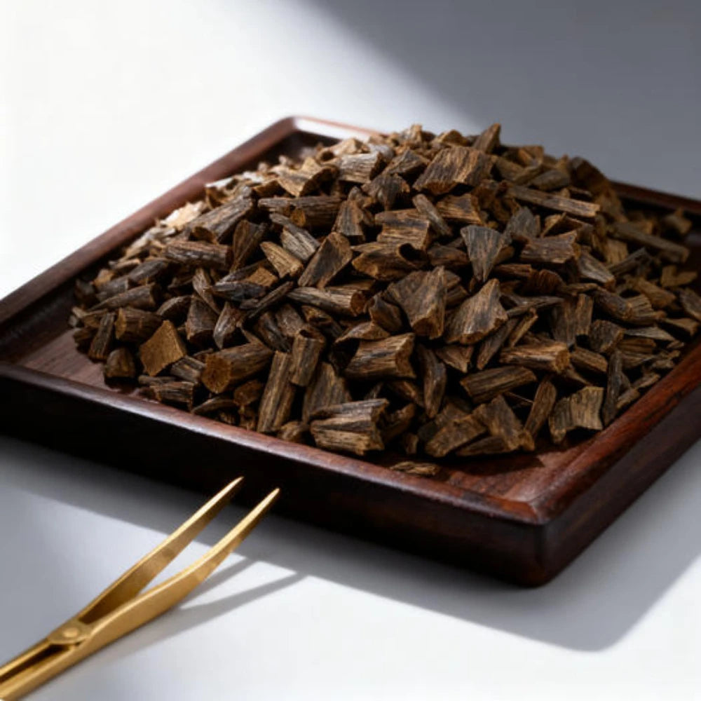 5g Pure Rich Oud Scent Perfect Charcoal Heating Long-Lasting Fragrance Ideal Majlis Prayer & Gatherings 100% Cultivated Agarwood