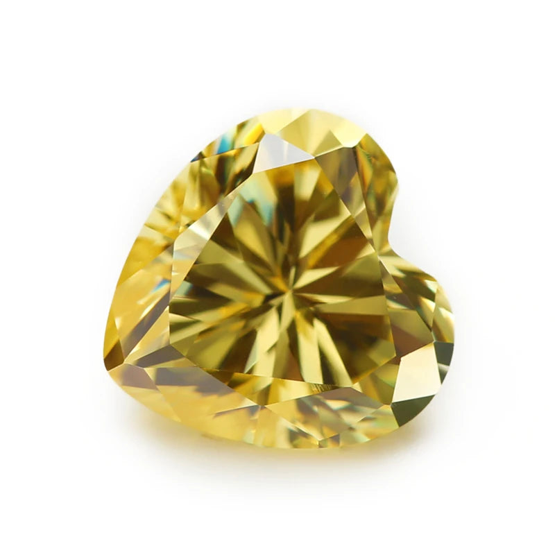 Size 3x3mm-12x12mm AAAAA Heart Cut Multi Various Color Cubic Zirconia Stone Loose CZ Synthetic Gems Beads For Jewelry