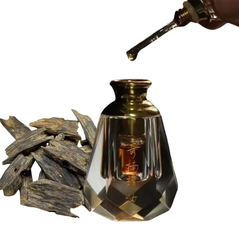 Premium Cambodian Oud Oil Original Oud Fat Genuine Natural Kynam Incense Lasting Scent Deep Sleep Reduce Pressure 2ml/bottle
