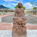 Hand-Carved Agarwood Buddha Statue 20cm 30cm