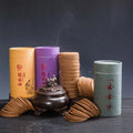 Sandalwood Agilawood Magnolia Incense Coil Household Temple Worship Study Meditation Calms Mind Promotes Sleep Removes Odors