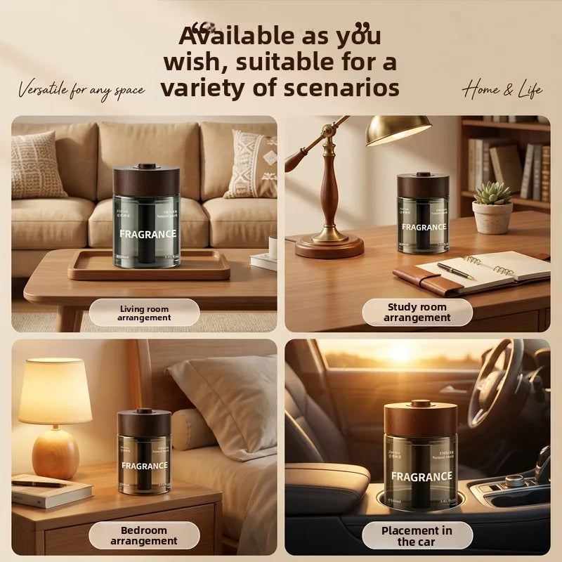 Car aromatherapy with advanced feeling, long-lasting fragrance, solid ointment for household use, odor removal and deodorization