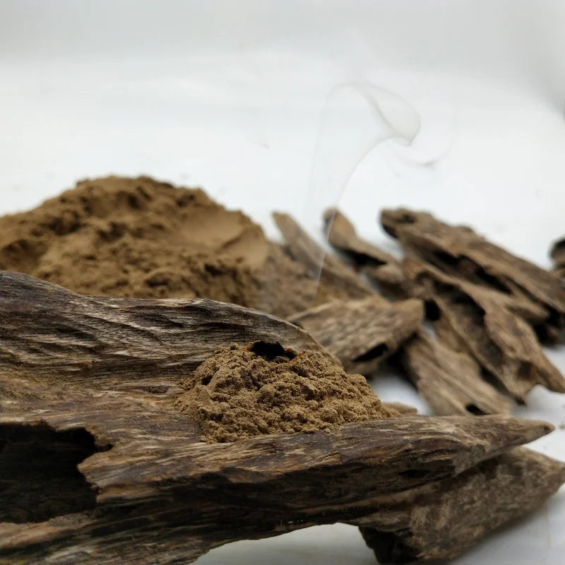 50g Hainan High Oil Aloes Worm Leakage Powder Natural Wood Incense Smoked Material DIY Home Play Incense Seal Hand Incense