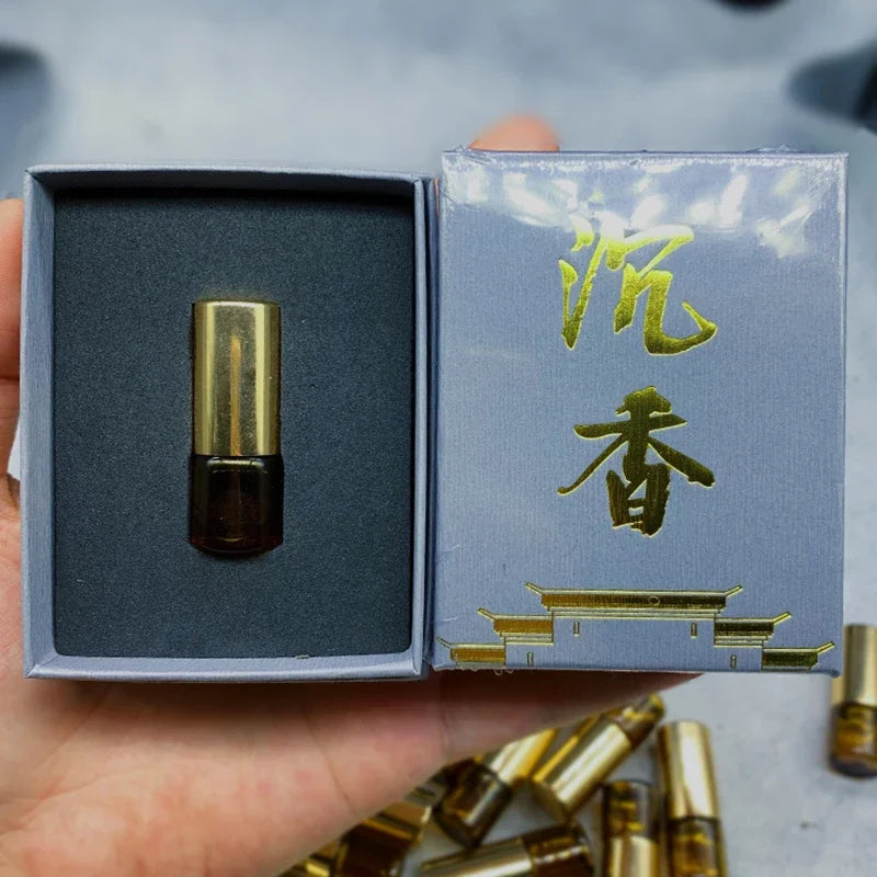 1/5g High Concentration White Qinan Agarwood Essential Oil Household Indoor/Yoga Meditation/soothing/Buddha Hanging Aromatherapy