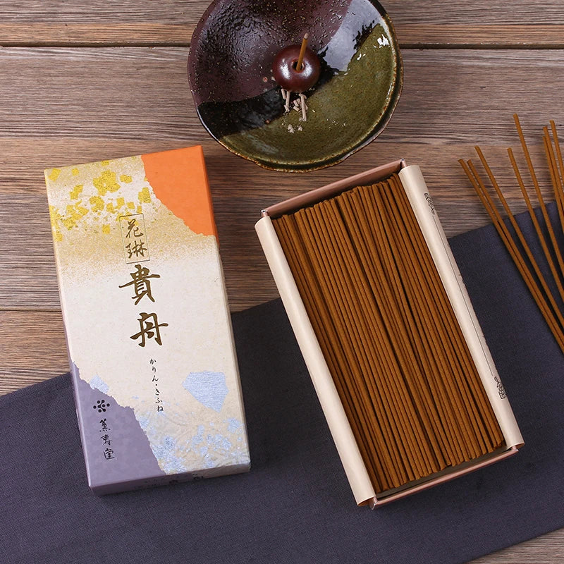 80g Japanese Natural Agarwood Incense Enshrined Buddha's Home Interior Tea House Hotel Soothing Mind Purifying Air Joss Stick