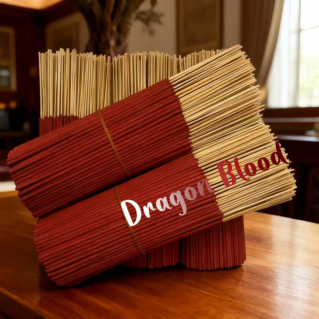19/51/171/401/701 Dragon Blood Incense - Made from Bamboo Wood, Traditional Chinese Feng Shui Incense, Creates a Romantic Fragrance, Suitable for Home Purification, Yoga, Meditation, and Spirituality