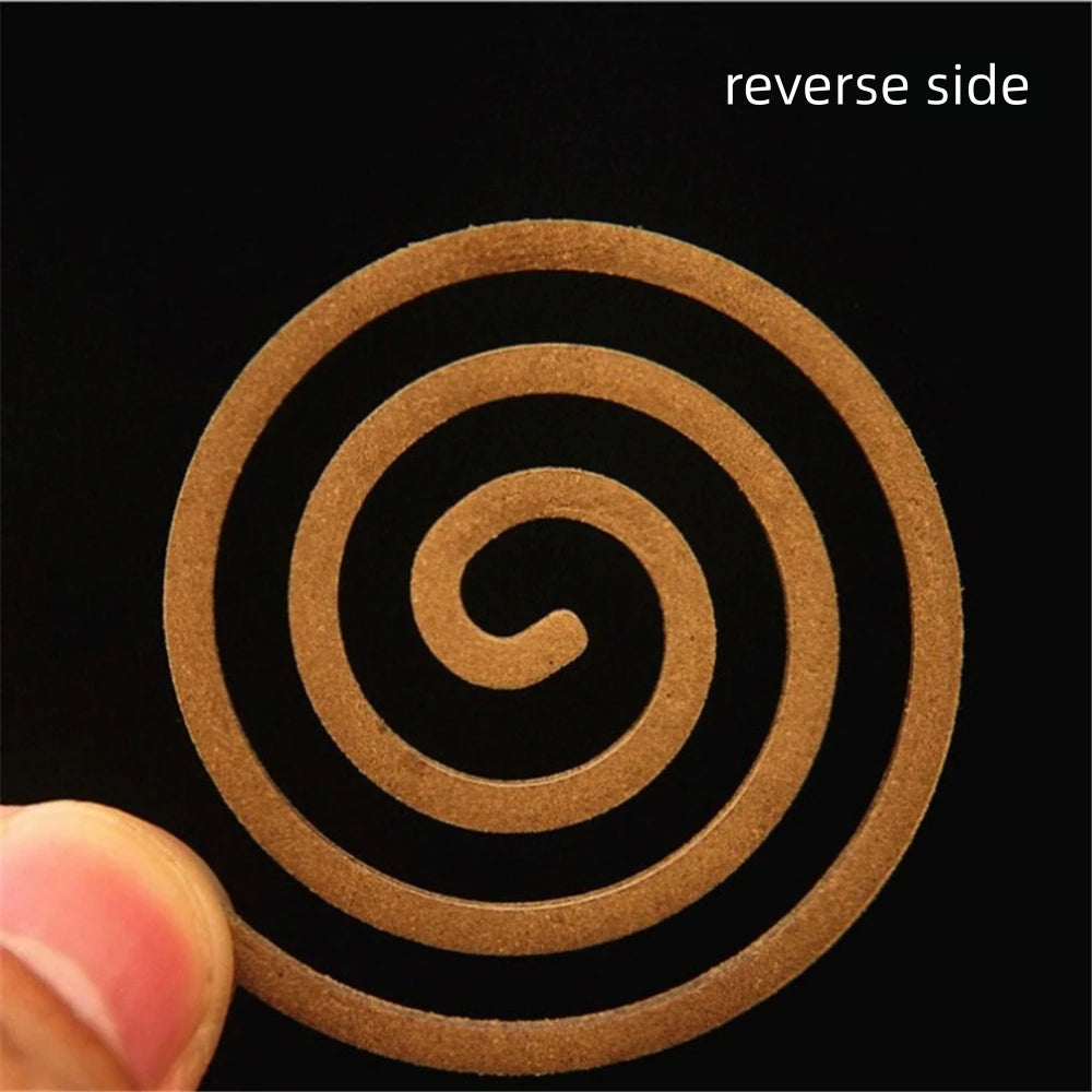 10 Pcs Stick-Free Kyara Agarwood Coil Incense