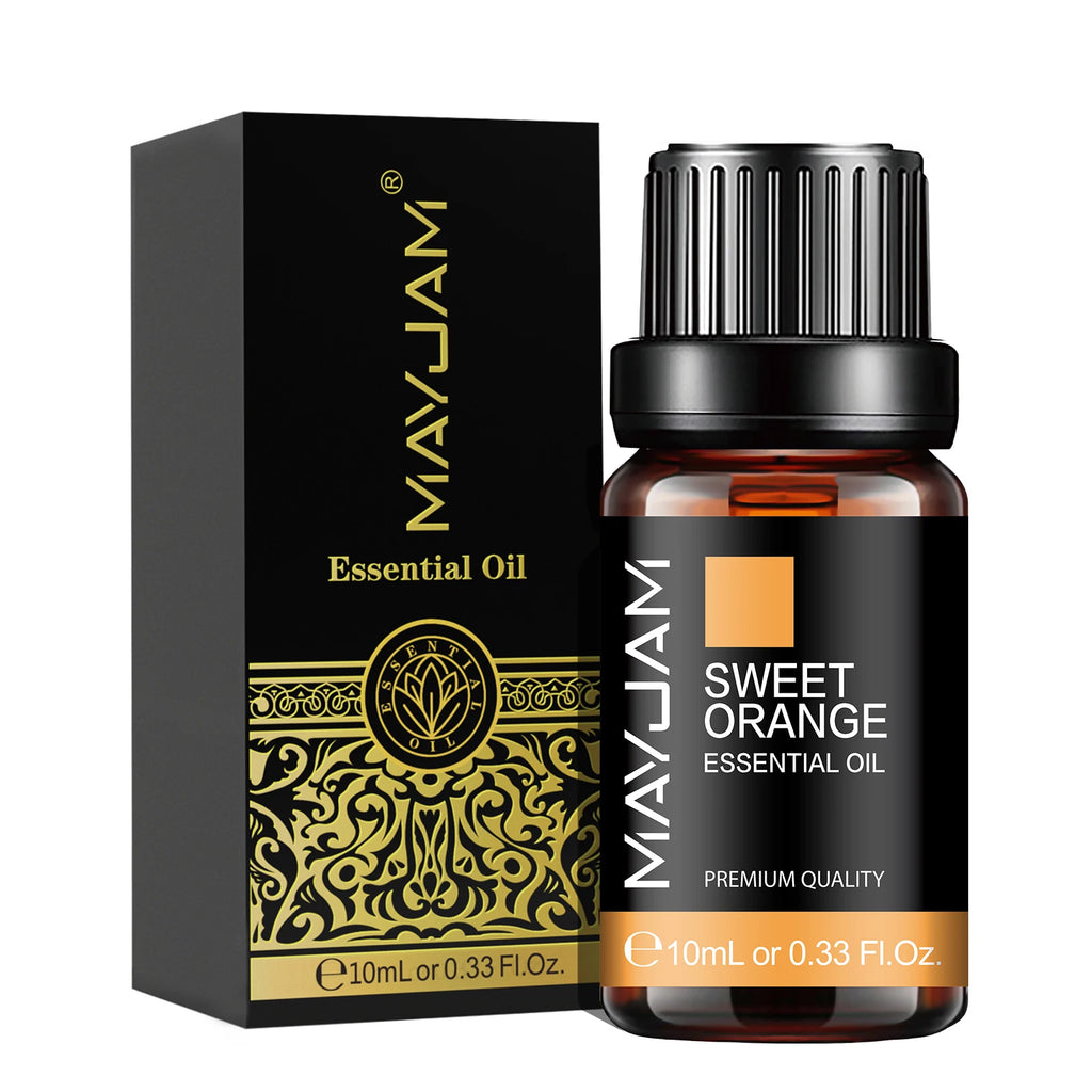 MAYJAM 10ML Essential Oil Lavender Jasmine Eucalyptus Vanilla Sandalwood Bergamot Rosemary Citronella Cinnamon Fragrance Oil